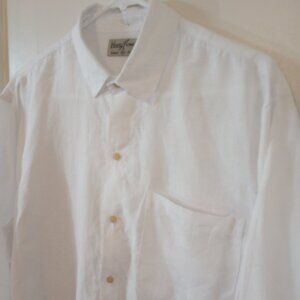 Kenny Flowers Island Classics Linen Long Sleeve Shirt, Size XL